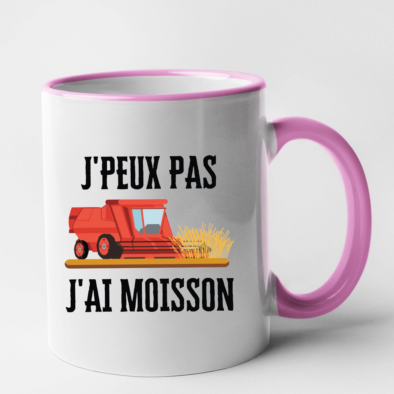 Mug J'peux pas j'ai moisson Rose