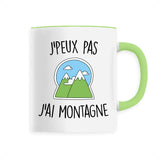 Mug J'peux pas j'ai montagne 