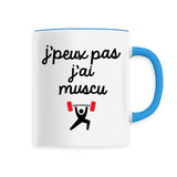 Mug J'peux pas j'ai muscu 