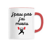 Mug J'peux pas j'ai muscu 