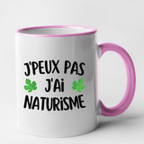 Mug J'peux pas j'ai naturisme Rose