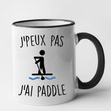 Mug J'peux pas j'ai paddle Noir