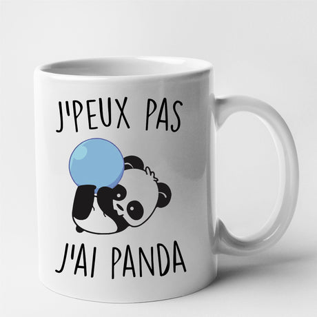 Mug J'peux pas j'ai panda Blanc