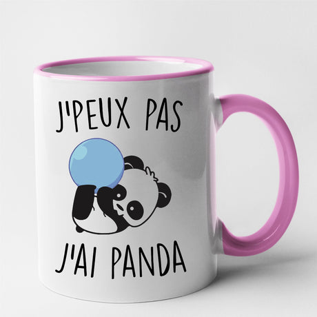 Mug J'peux pas j'ai panda Rose