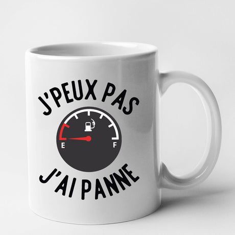 Mug J'peux pas j'ai panne Blanc