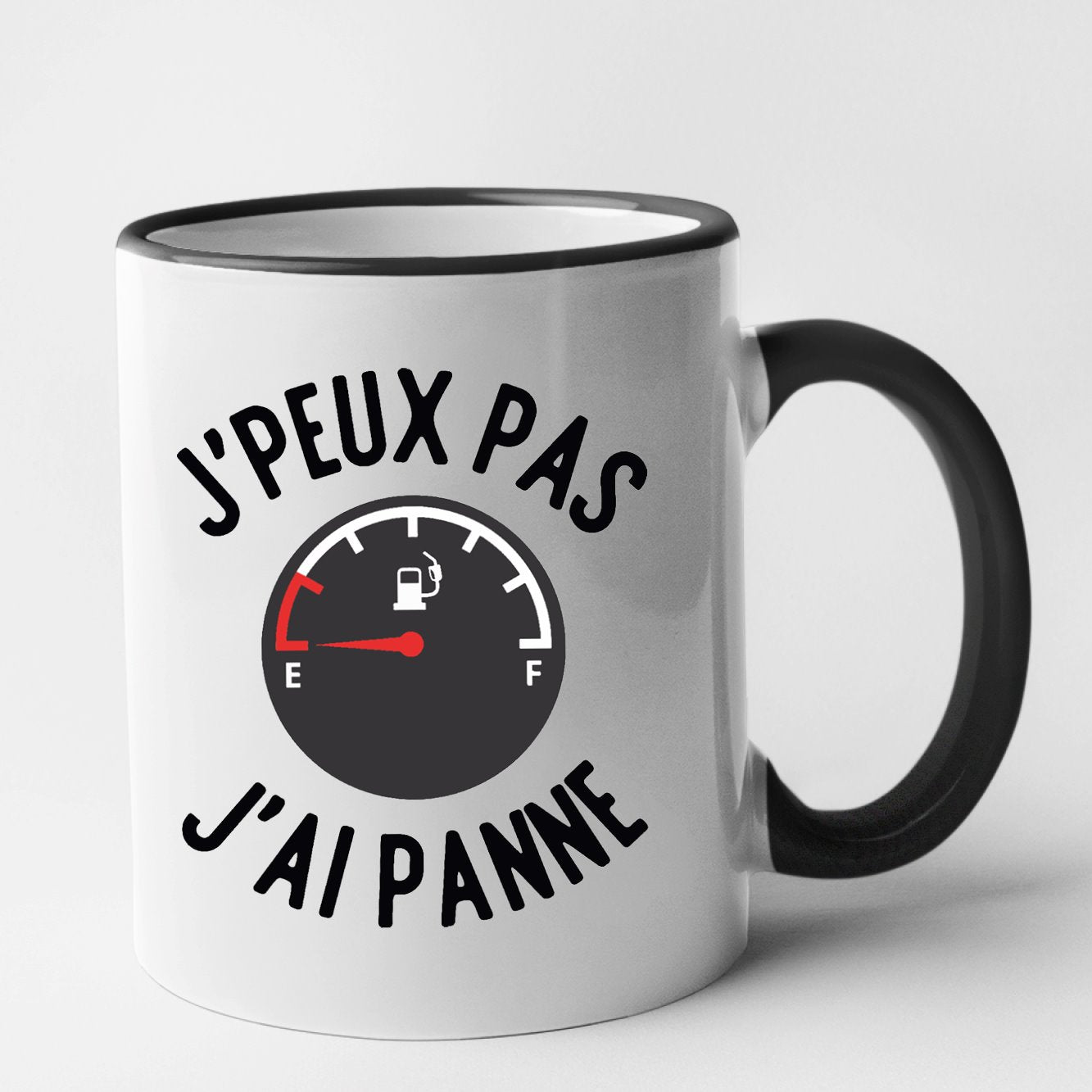 Mug J'peux pas j'ai panne Noir