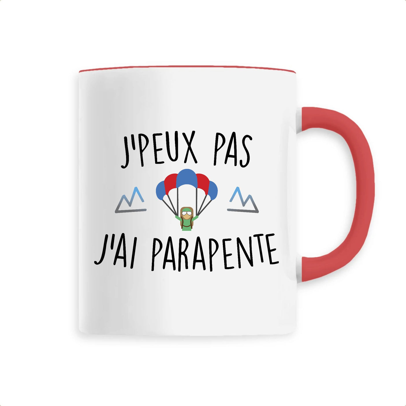 Mug J'peux pas j'ai parapente 