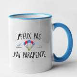 Mug J'peux pas j'ai parapente Bleu