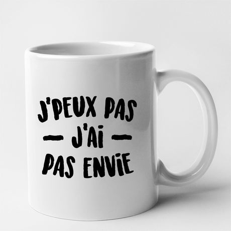 Mug J'peux pas j'ai pas envie Blanc