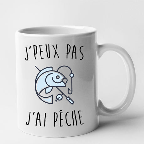 Mug J'peux pas j'ai pêche Blanc