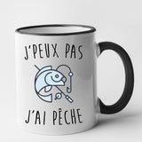 Mug J'peux pas j'ai pêche Noir