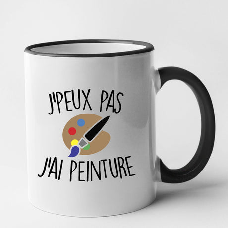 Mug J'peux pas j'ai peinture Noir