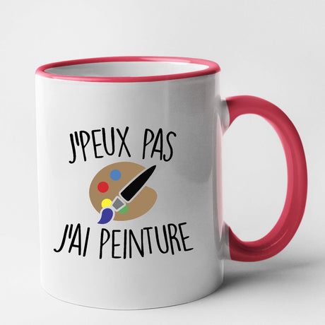 Mug J'peux pas j'ai peinture Rouge