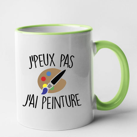 Mug J'peux pas j'ai peinture Vert