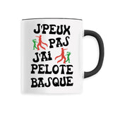 Mug J'peux pas j'ai pelote basque 