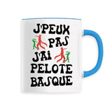 Mug J'peux pas j'ai pelote basque 