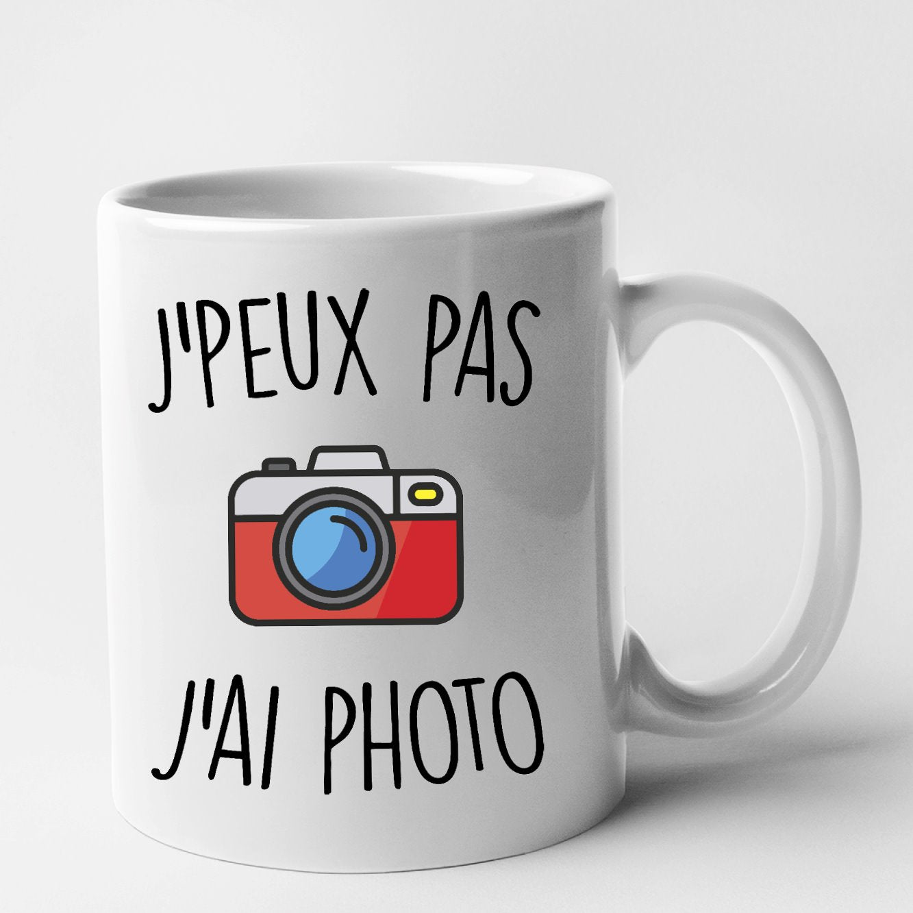 Mug J'peux pas j'ai photo Blanc