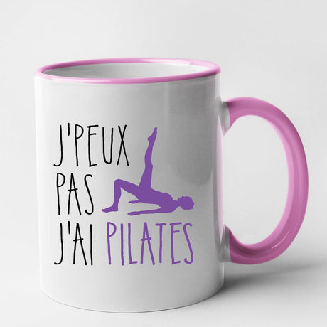 Mug J'peux pas j'ai pilates Rose