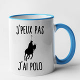 Mug J'peux pas j'ai polo Bleu