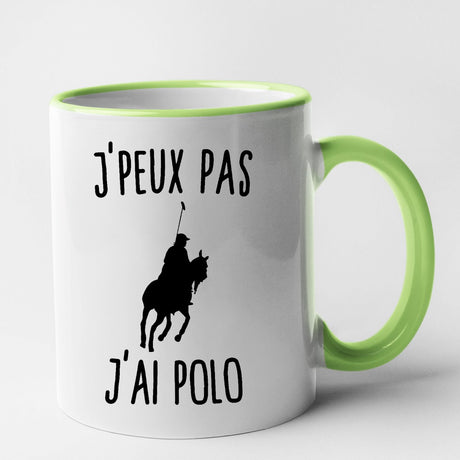 Mug J'peux pas j'ai polo Vert