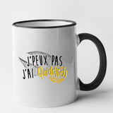 Mug J'peux pas j'ai Quidditch Noir