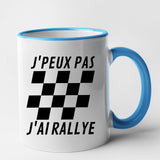 Mug J'peux pas j'ai rallye Bleu