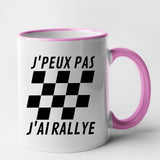 Mug J'peux pas j'ai rallye Rose