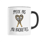 Mug J'peux pas j'ai raquettes 