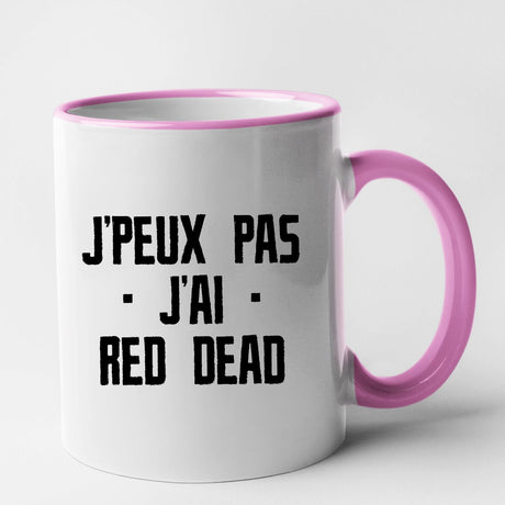 Mug J'peux pas j'ai red dead Rose