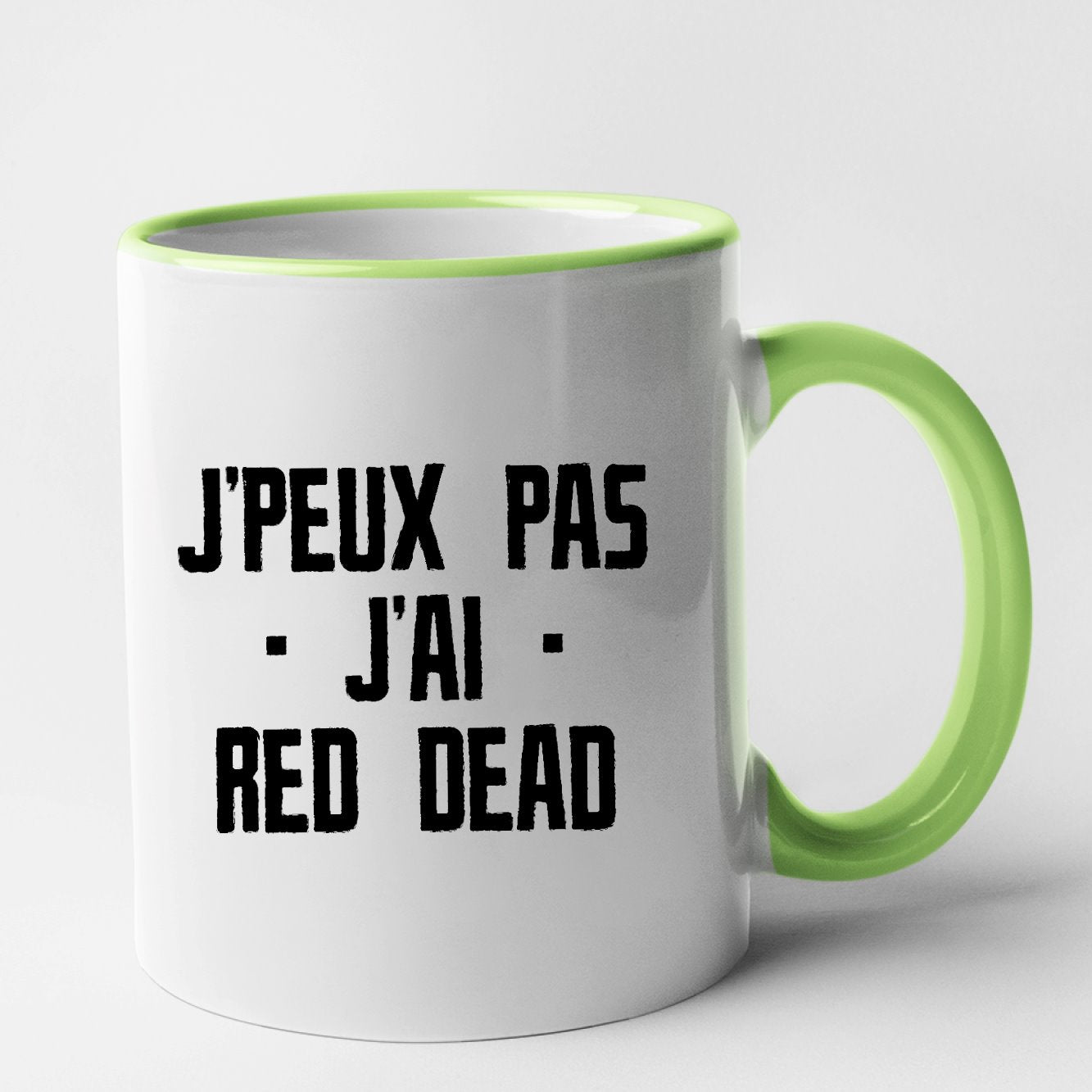 Mug J'peux pas j'ai red dead Vert