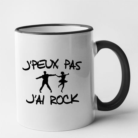 Mug J'peux pas j'ai rock Noir