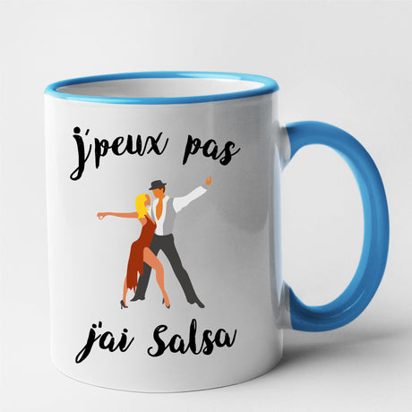 Mug J'peux pas j'ai salsa Bleu