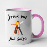 Mug J'peux pas j'ai salsa Rose