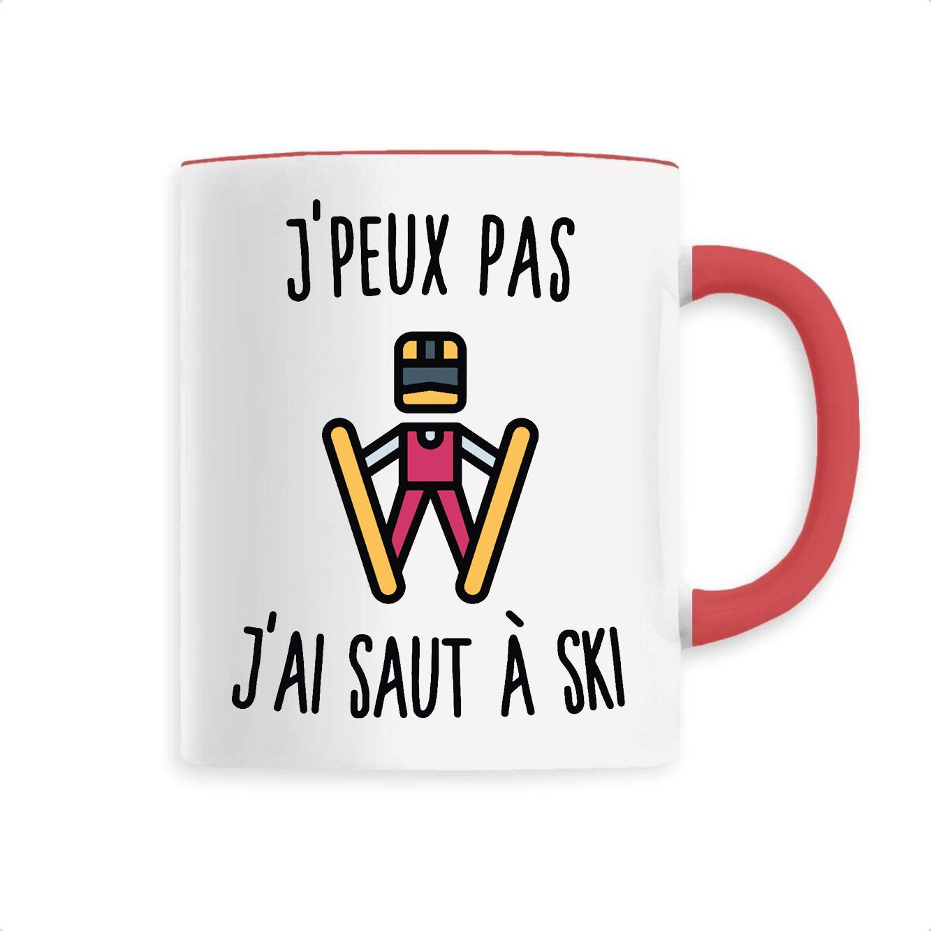 Mug J'peux pas j'ai saut à ski 