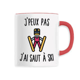 Mug J'peux pas j'ai saut à ski 