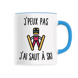 Mug J'peux pas j'ai saut à ski 