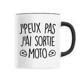 Mug J'peux pas j'ai sortie moto 