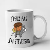 Mug J'peux pas j'ai Stevenson Blanc