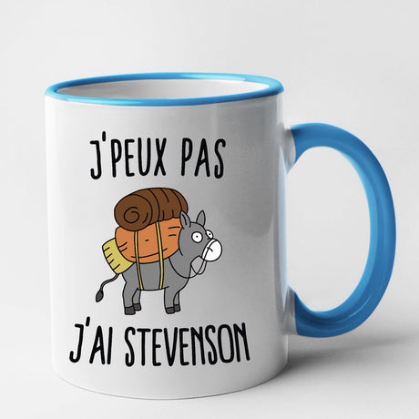 Mug J'peux pas j'ai Stevenson Bleu