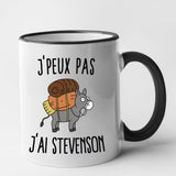 Mug J'peux pas j'ai Stevenson Noir