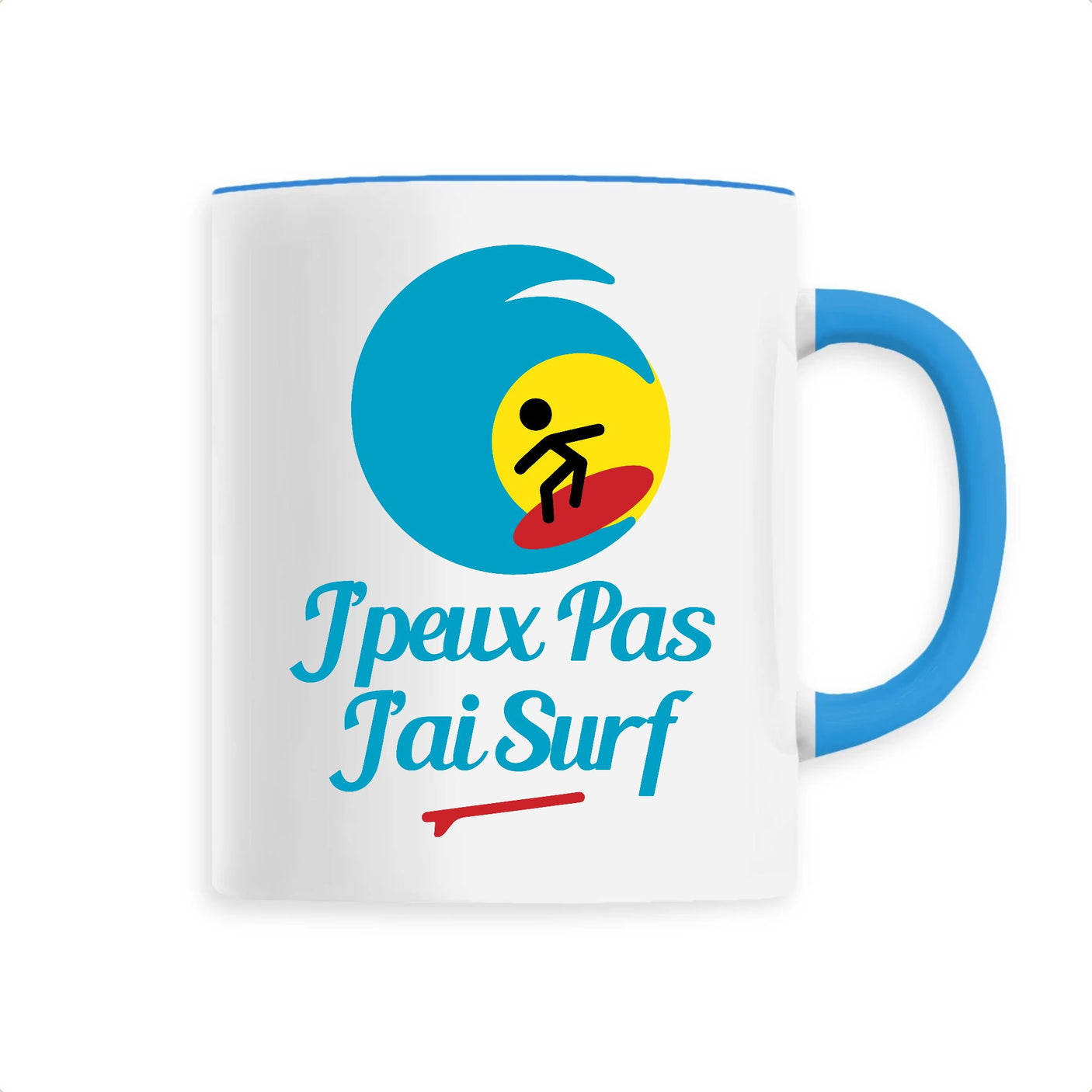 Mug J'peux pas j'ai surf 