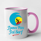 Mug J'peux pas j'ai surf Rose