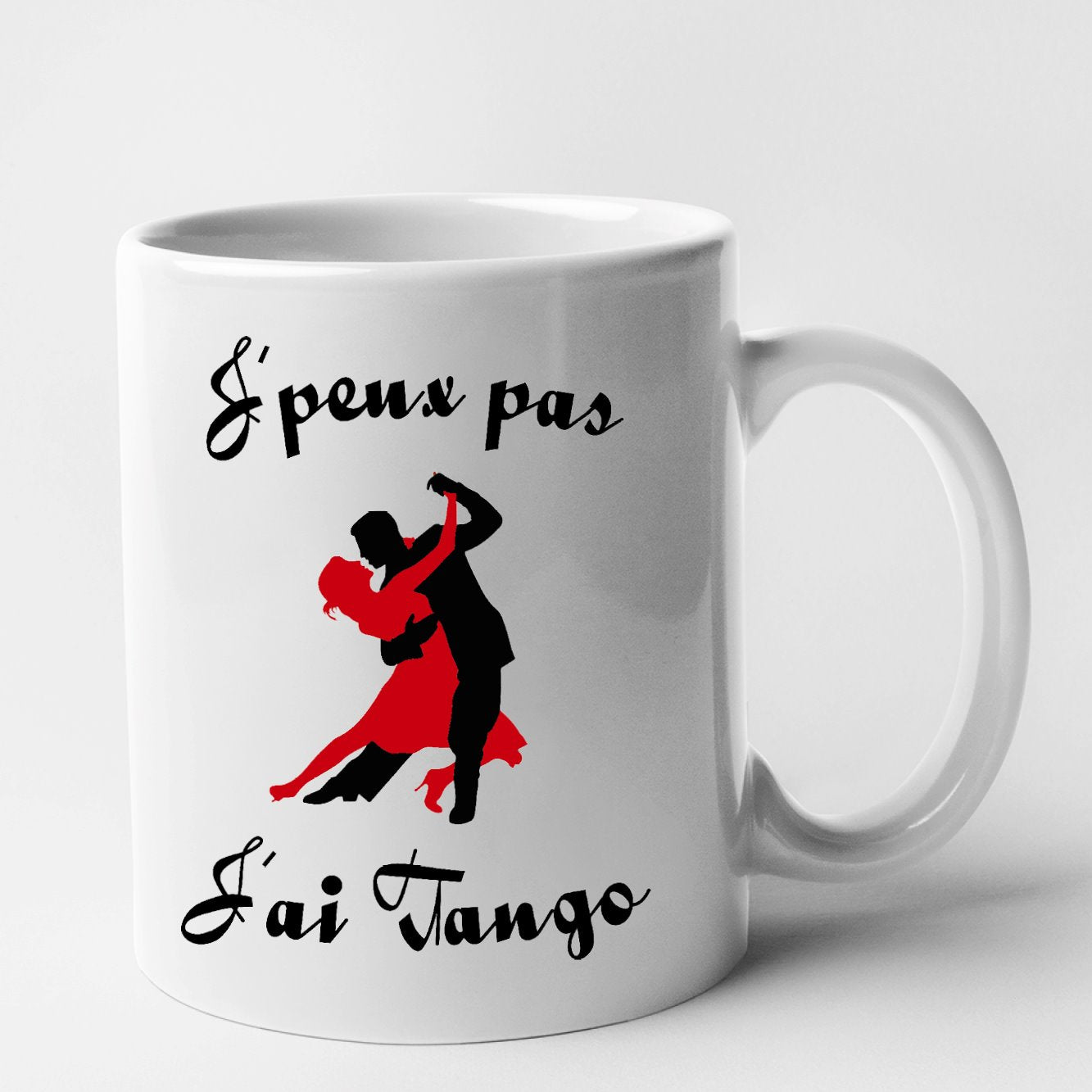 Mug J'peux pas j'ai tango Blanc