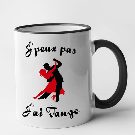 Mug J'peux pas j'ai tango Noir