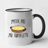 Mug J'peux pas j'ai tartiflette Noir