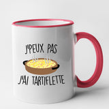 Mug J'peux pas j'ai tartiflette Rouge