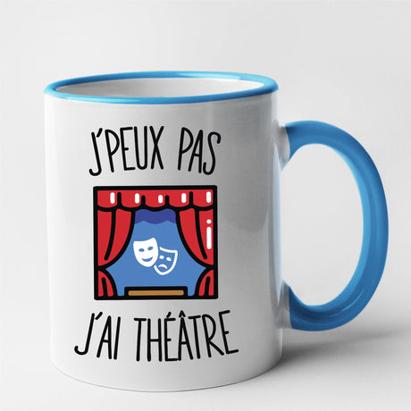 Mug J'peux pas j'ai théâtre Bleu