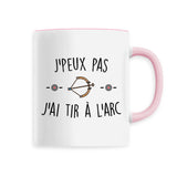 Mug J'peux pas j'ai tir à l'arc 