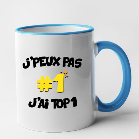 Mug J'peux pas j'ai TOP1 Bleu