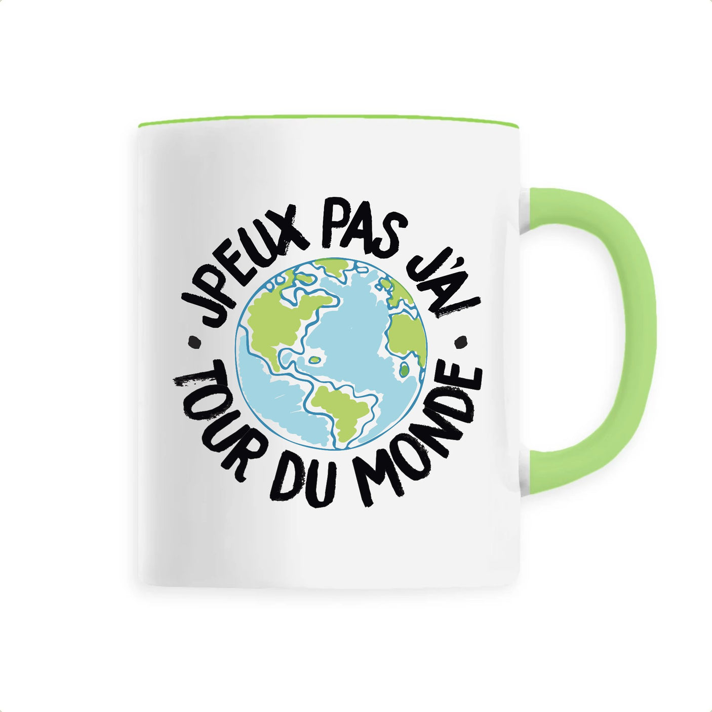 Mug J'peux pas j'ai tour du monde 